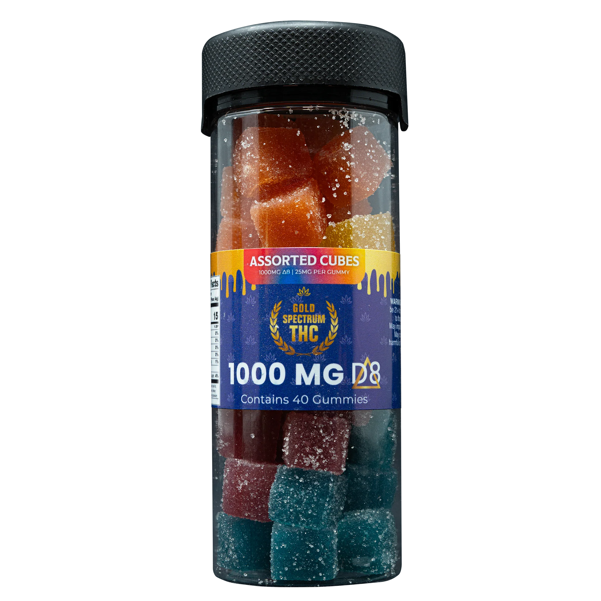 Gold Spectrum 1000mg D8 Gummies