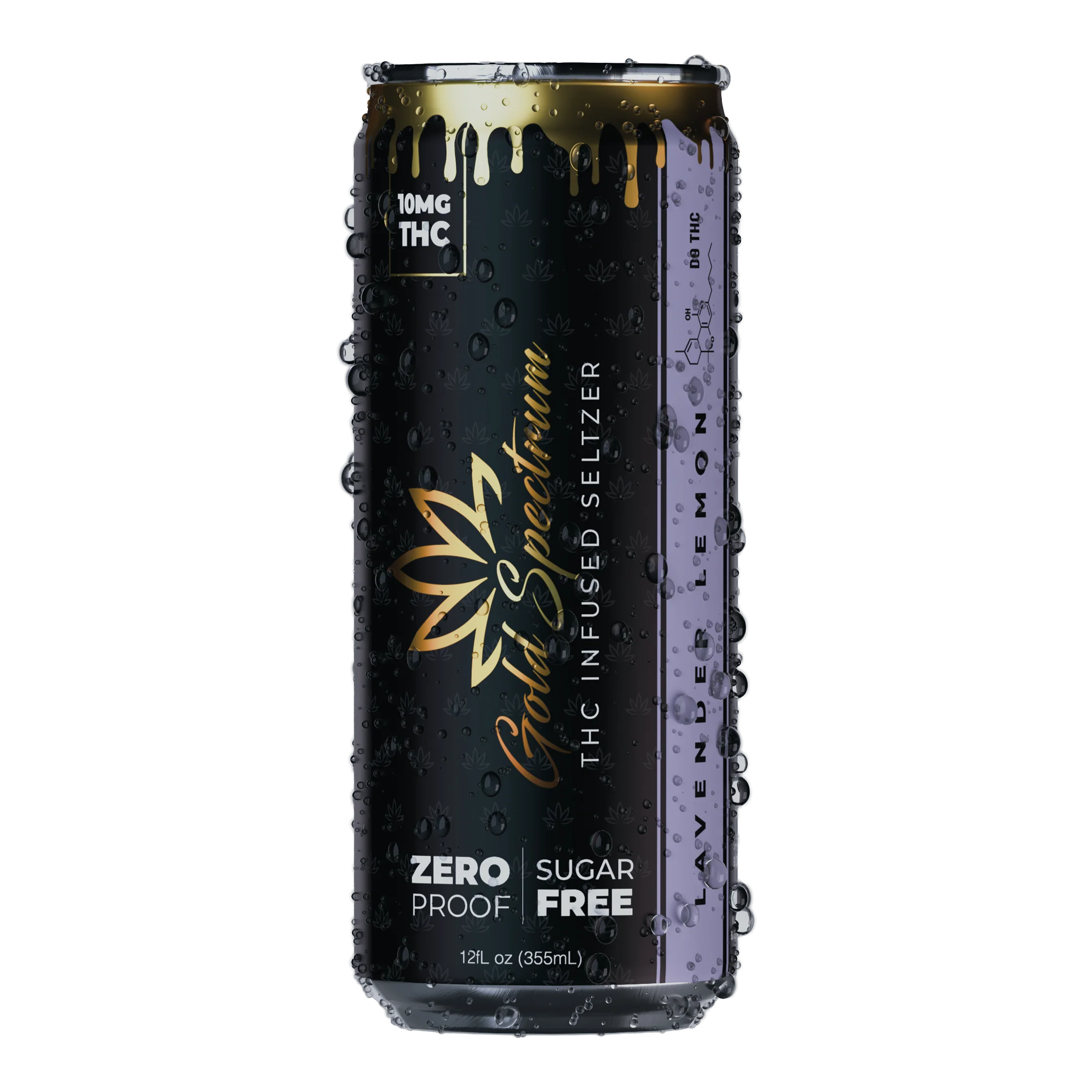 Gold Spectrum THC Infused Seltzer 6 Pack Beverage - Image 7