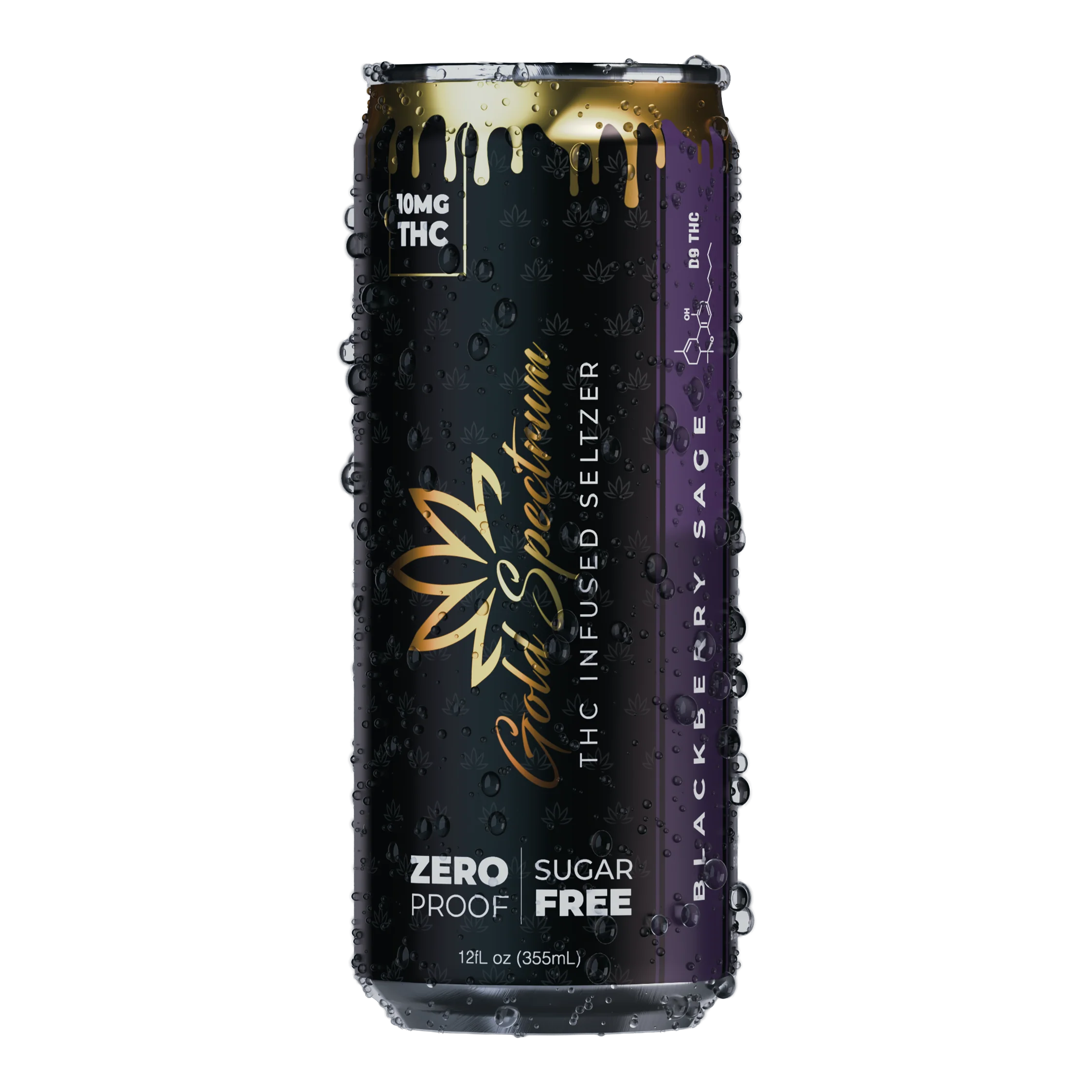 Gold Spectrum THC Infused Seltzer 6 Pack Beverage - Image 8