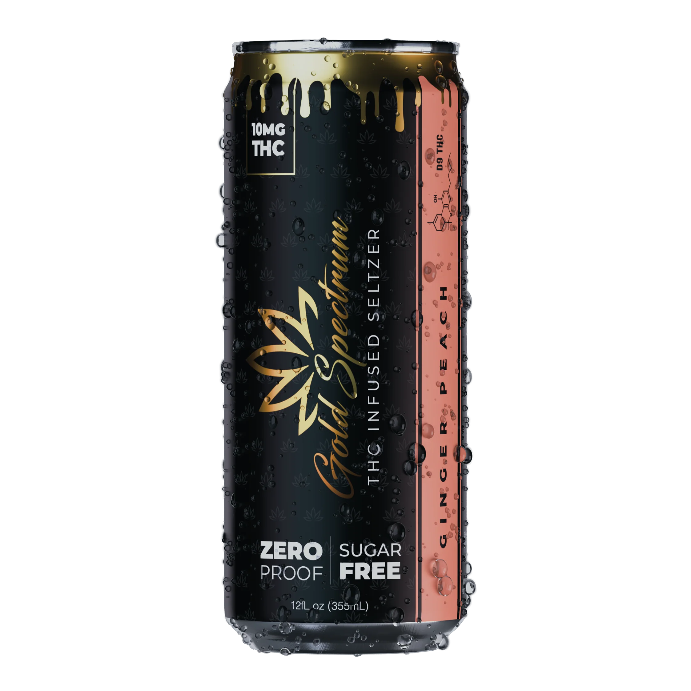 Gold Spectrum THC Infused Seltzer 6 Pack Beverage - Image 9